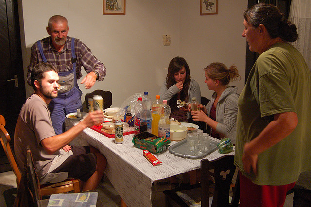 Staying with an old Hungarian couple