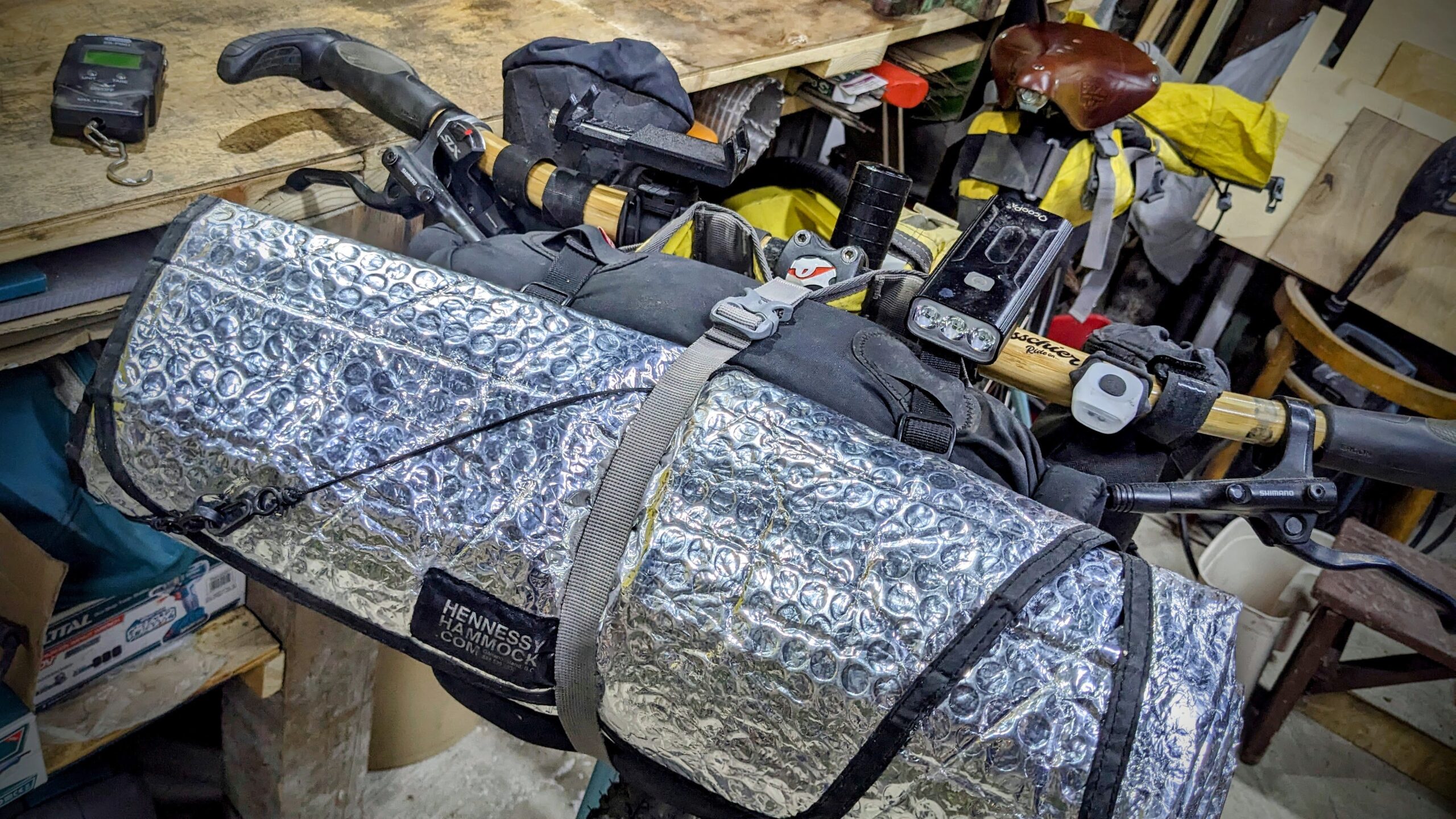 Tom’s Bike Shed: Packing Ultralight Camping Gear For A Bikepacking Race (Video)
